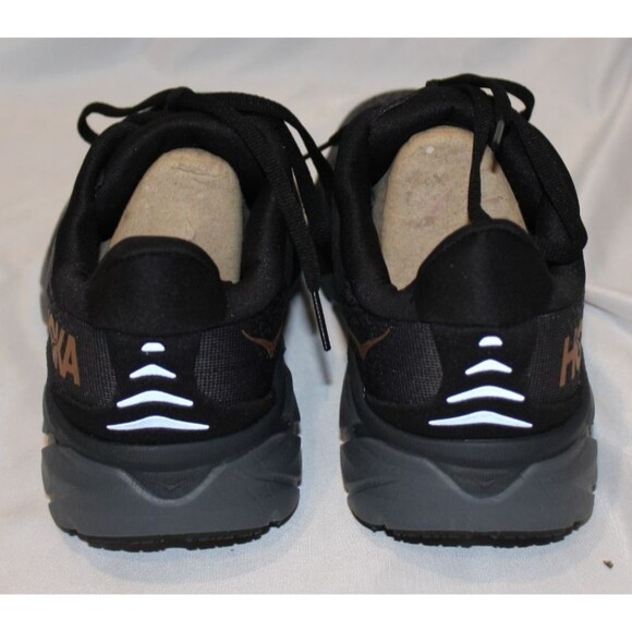 NIB HOKA ONE WOMEN'S CLIFTON 8 ACPR RUNNING SNEAKERS BLACK GRAY 7.5 - Picture 7 of 7